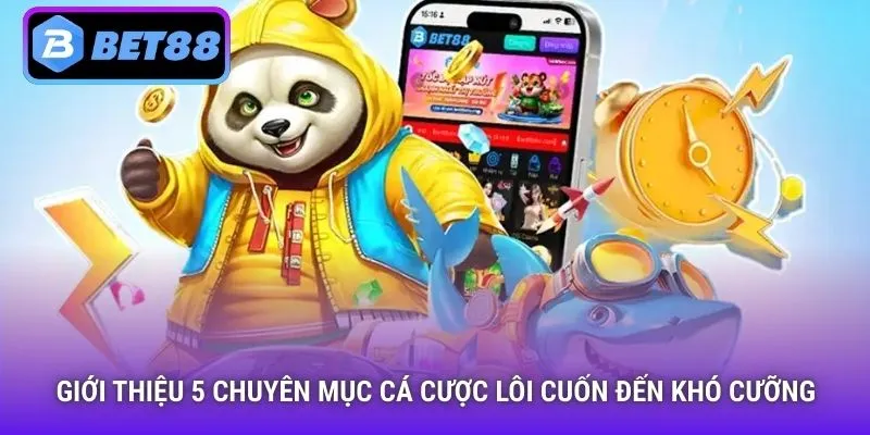 Giới thiệu 5 chuyên mục cá cược lôi cuốn đến khó cưỡng