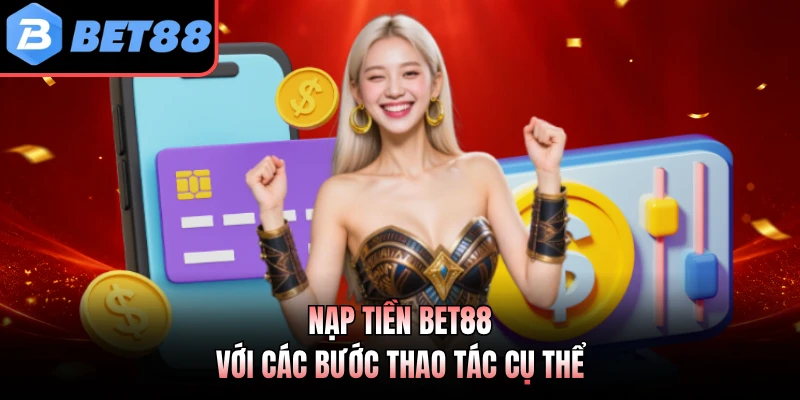 Nạp tiền BET88 với các bước thao tác cụ thể