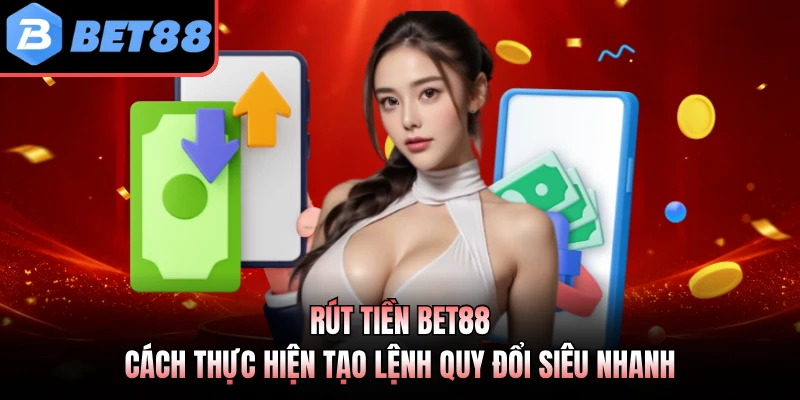 Rút Tiền BET88 - Cách Thực Hiện Tạo Lệnh Quy Đổi Siêu Nhanh